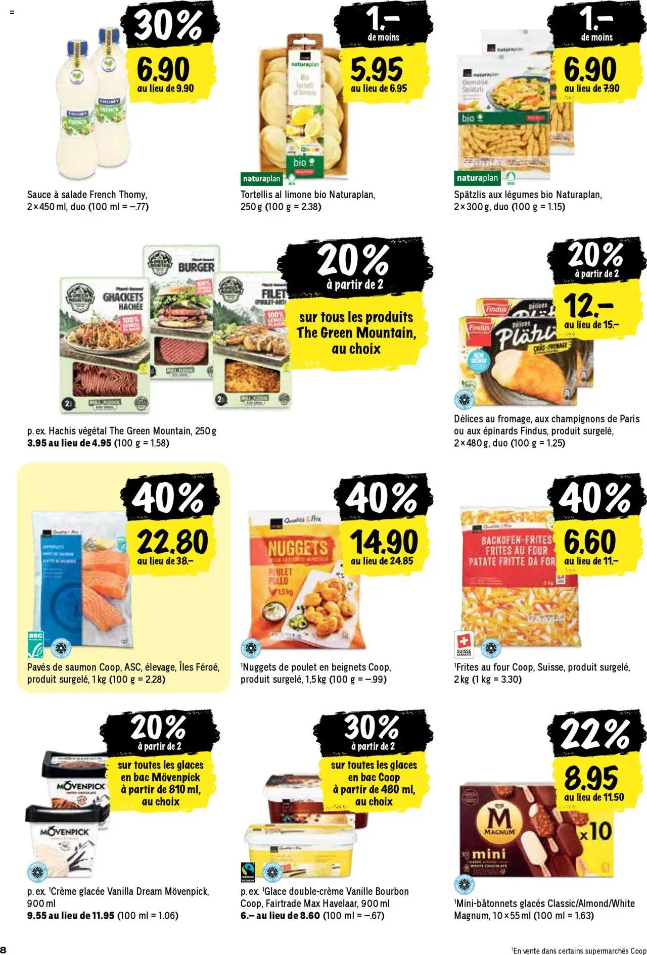 Coop - Les actions de la semaine ab 21.08.2025 | Seite: 8 | Produkte: En Kommode, Dressing, Burger, Bourbon