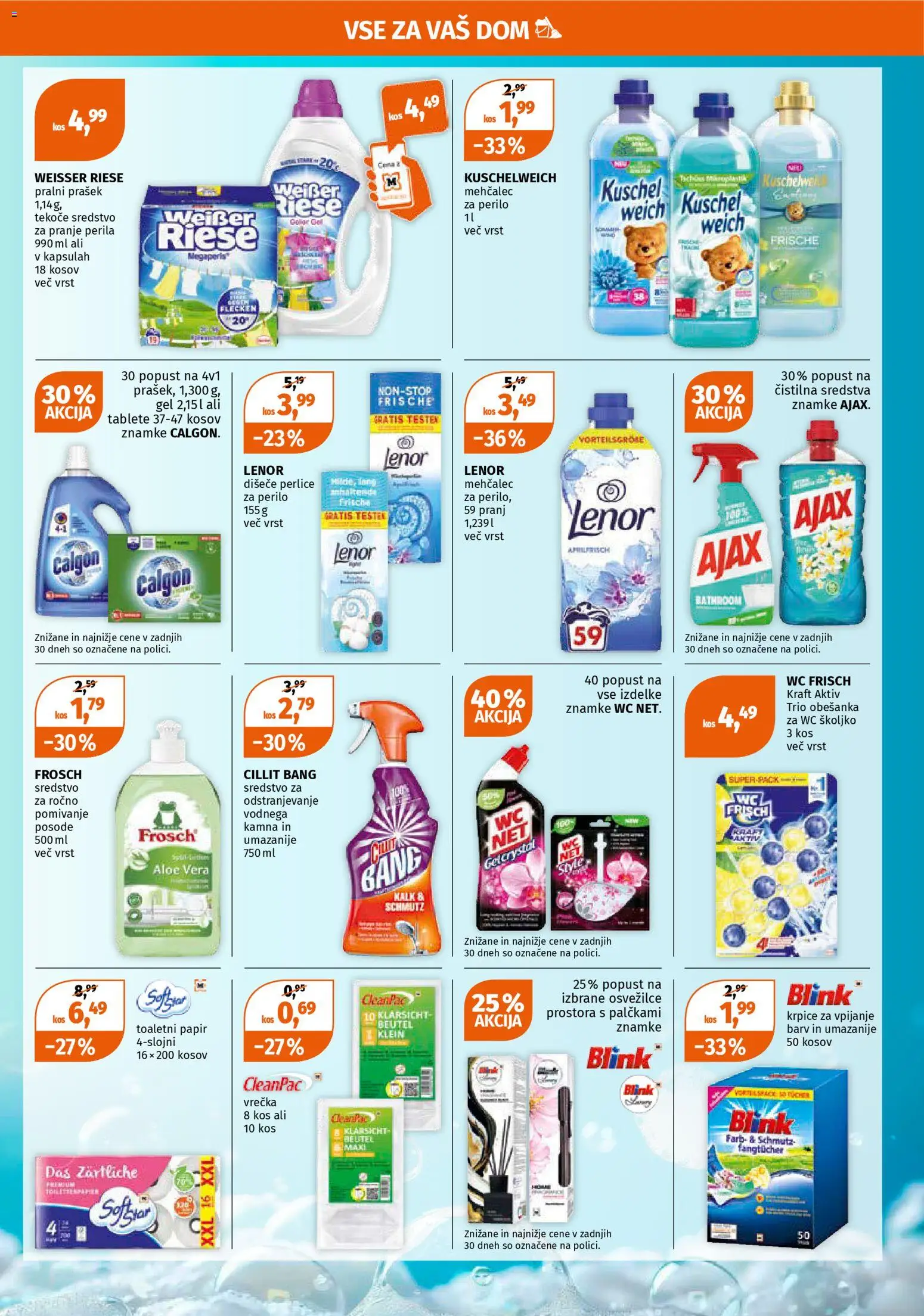 Novi Müller katalog ponudbe – veljaven od 01.12.2025 | Stran: 11 | Izdelki: Prašek, Pralni prašek, Toaletni papir, Mehcalec za perilo