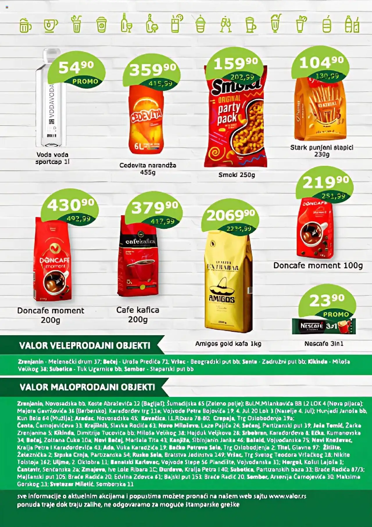 Valor katalog - važi od 16.08.2025 | Strana: 4 | Proizvode: Doncafe, Radio, Voda, Nescafé