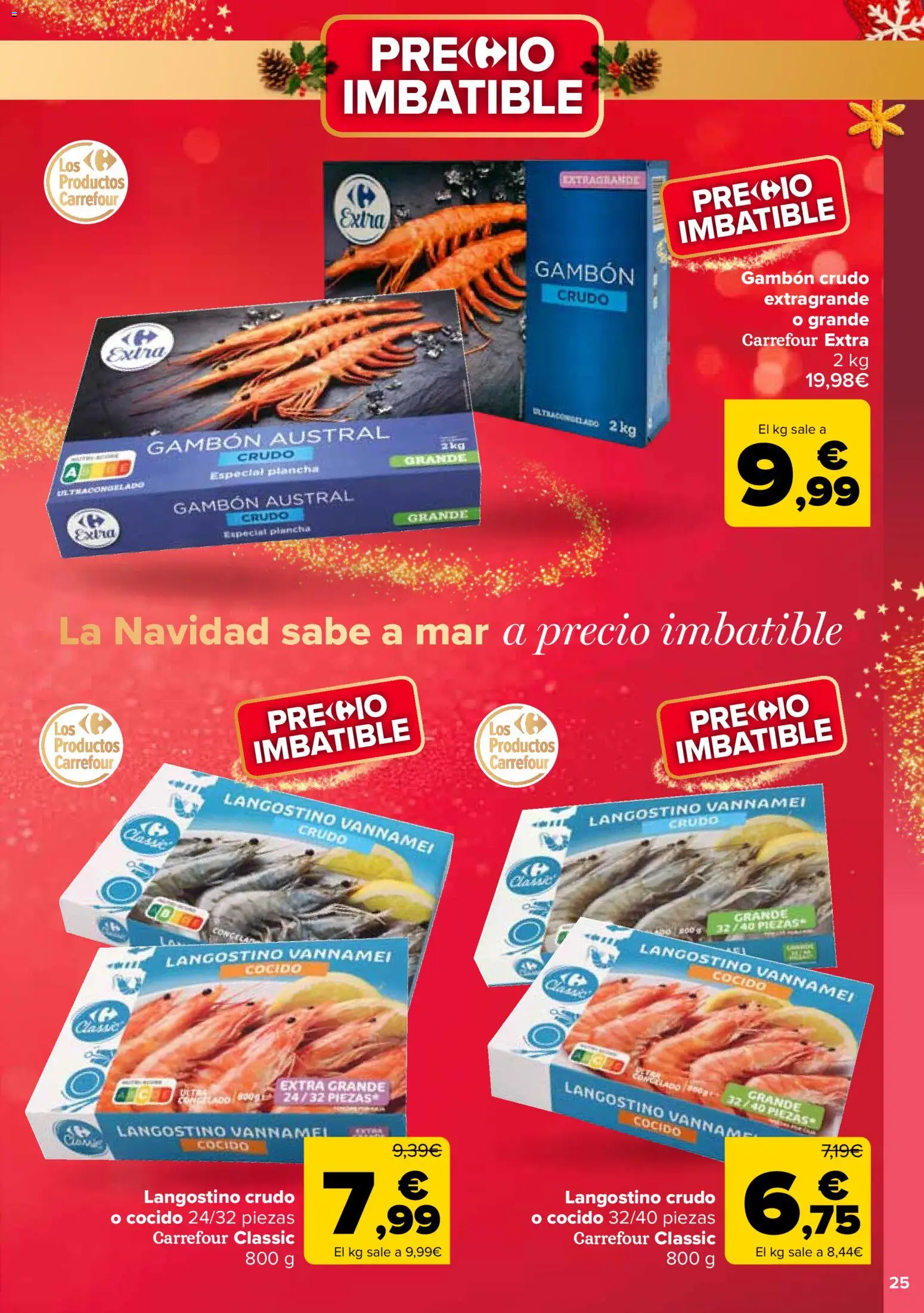 Carrefour folleto │ válido desde el 12.12.2025 | Página: 27 | Productos: Plancha, Langostino