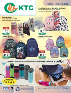Katalog igračaka i tekstila KTC - Pregled kataloga iz trgovine KTC, vrijedi od 21.08.2025