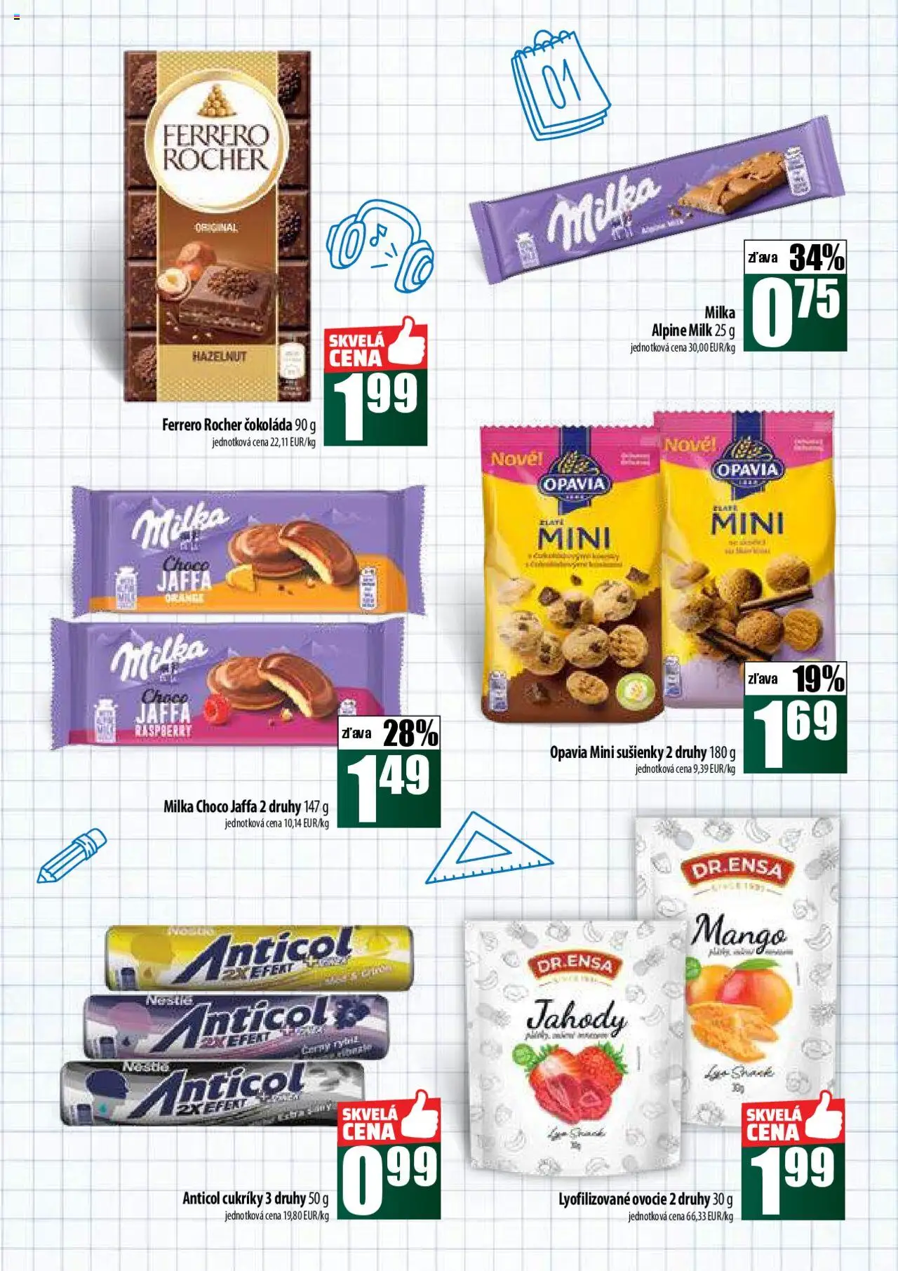 COOP Jednota široká ponuka │ platný od 21.08.2025 | Strana: 34 | Produkty: Čokoláda, Cukríky, Jahody, Milka