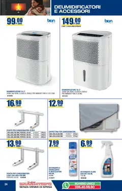 Anteprima del volantino Bricofer Autunno Inverno catalogo valido a partire dal 22.10.2025 | Pagina: 24 | Prodotti: Deumidificatore, Detergente