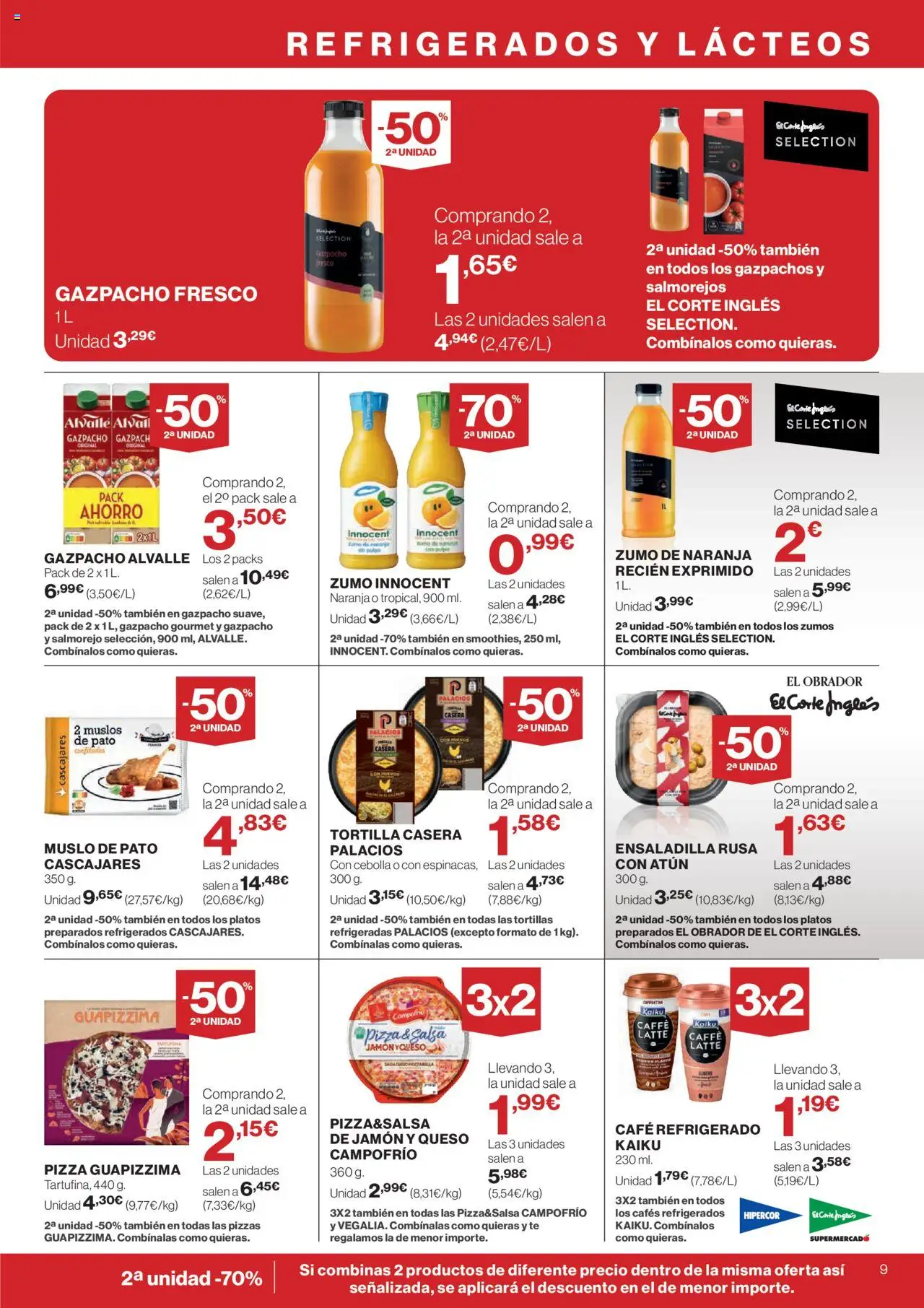 El Corte Inglés ofertas │ válido desde el 14.08.2025 | Página: 9 | Productos: Café, Jamón, Té, Κορνίζα
