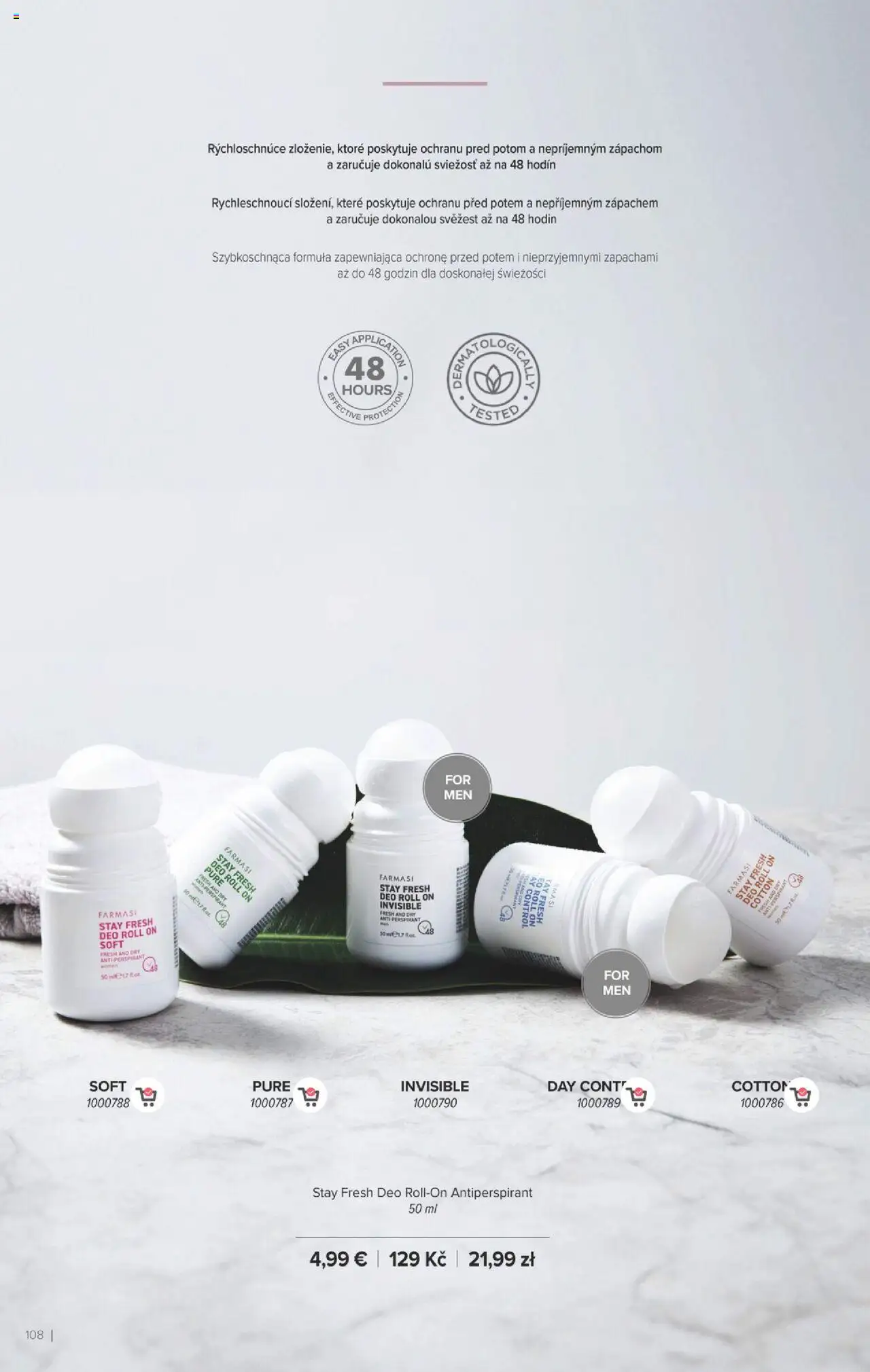 Nové Farmasi akcie – leták je platný od 24.09.2025 | Strana: 108 | Produkty: Antiperspirant
