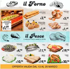 Anteprima del volantino Coal volantino èccoMi Teramo valido a partire dal 12.03.2026 | Pagina: 8 | Prodotti: Vongole, Il pesce, Trota, Latte