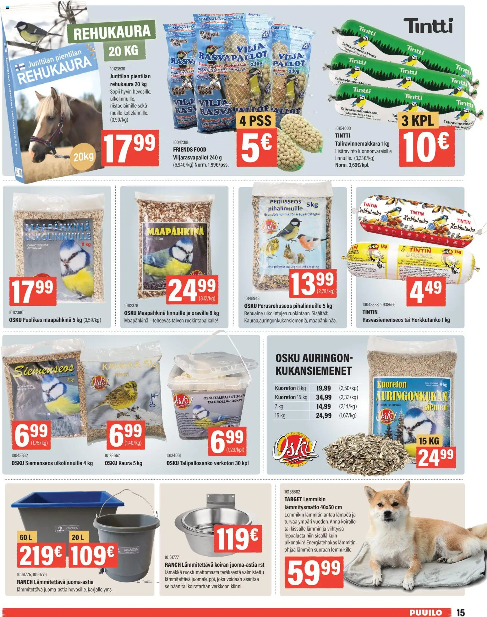 Puuilo tarjoukset – voimassa 05.01.2026 alkaen | Sivu: 15 | Tuotteet: Kaura