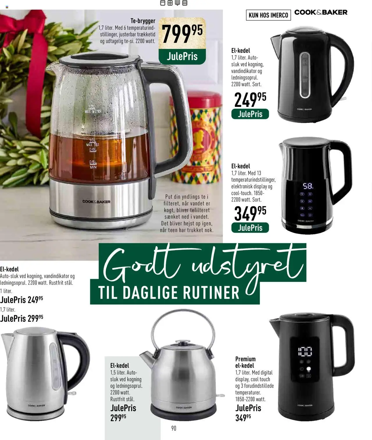 Imerco tilbudsavis – gyldig fra 17.10.2025 | Side: 90 | Produkter: Te