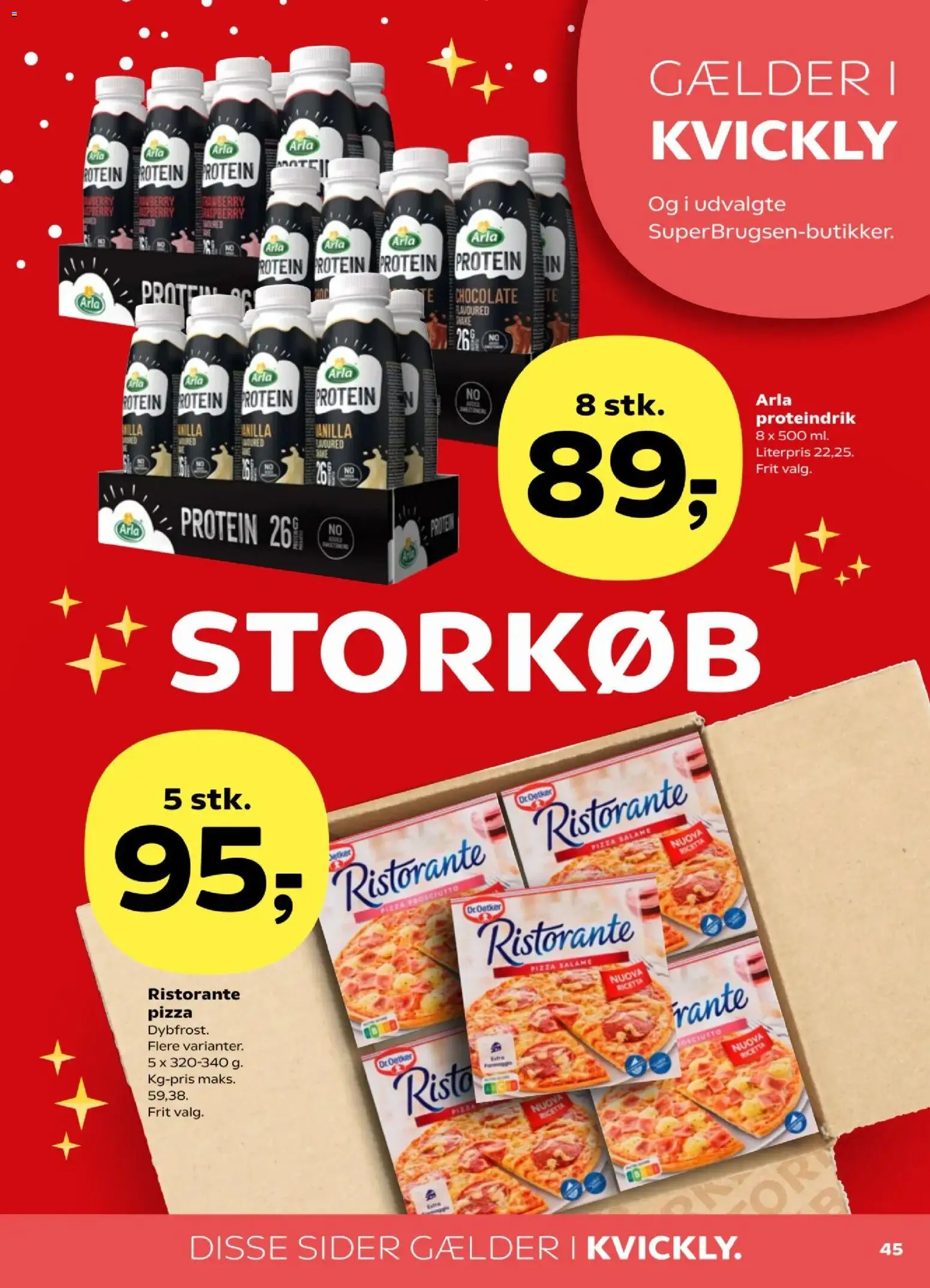 Kvickly tilbudsavis – gyldig fra 28.11.2025 | Side: 49 | Produkter: Pizza, Vestido de festa