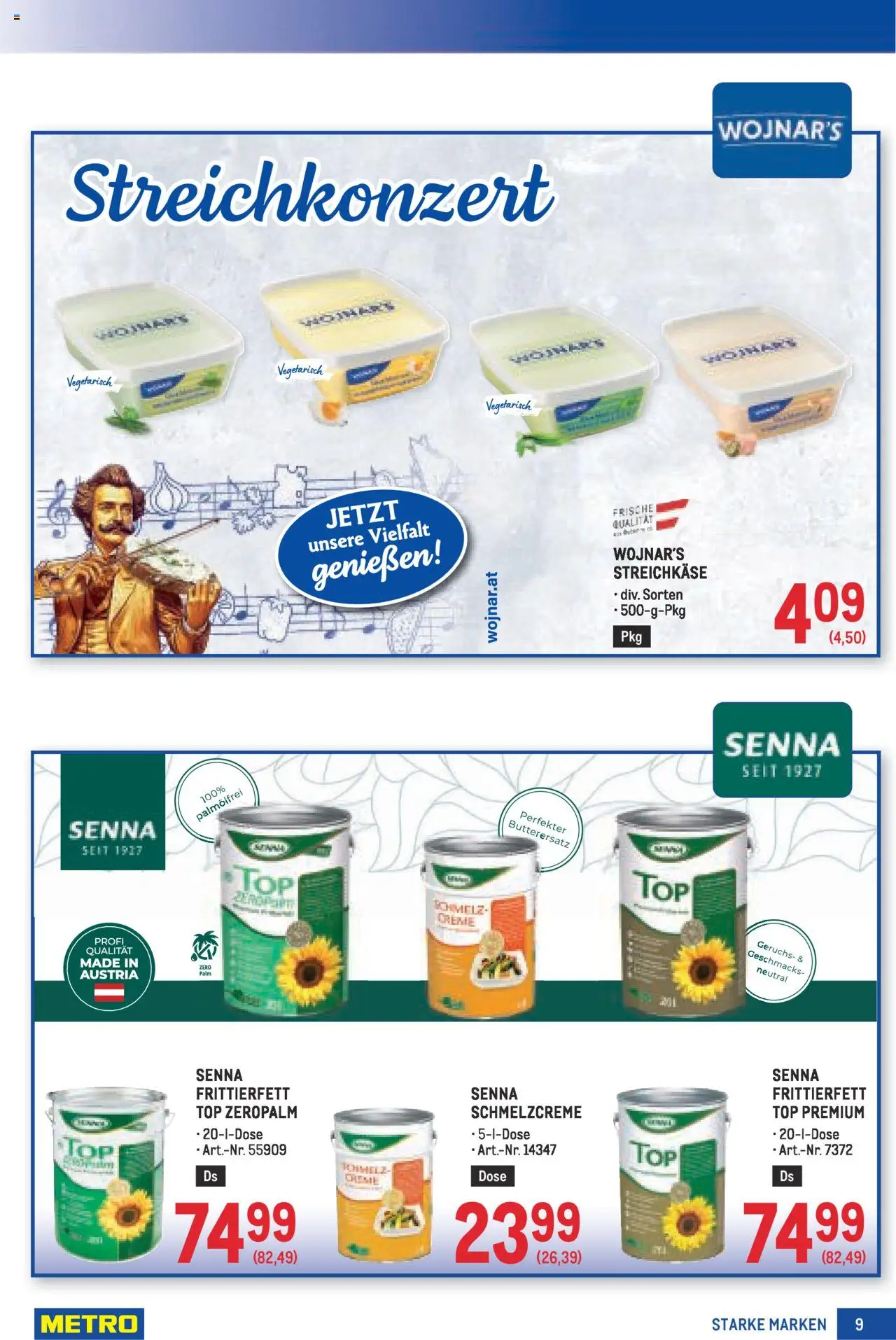 Metro - METRO AT - Starke Marken gültig ab 16.10.2025 | Seite: 9 | Produkte: Creme