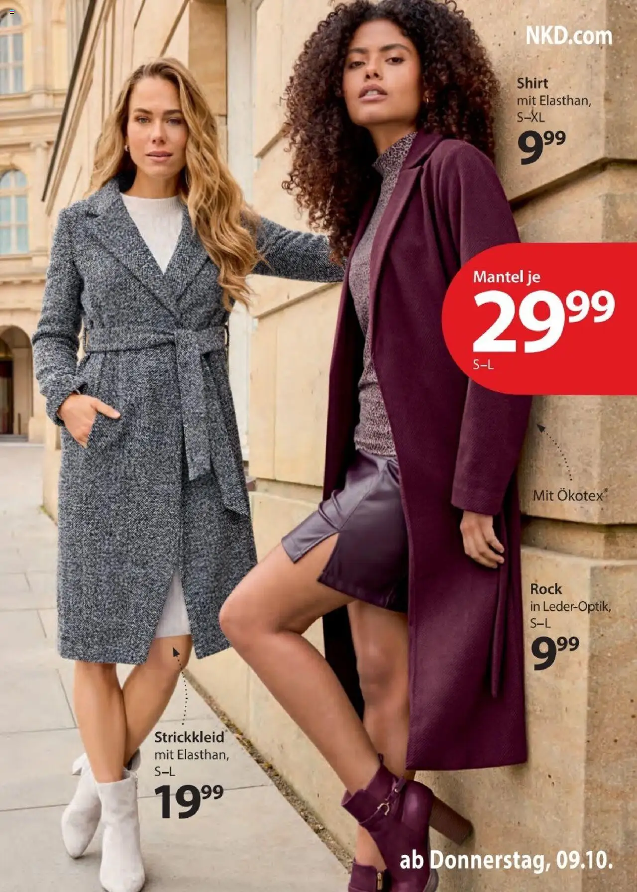 NKD Prospekt Trends – gültig ab 09.10.2025 | Seite: 7 | Produkte: Shirt, Rock, Mantel