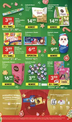 Pogląd oferty "Delikatesy Centrum Black Friday" - ważna od 27.11.2025 | Strona: 23 | Produkty: Cukierki zozole, Delikatesy, Czekolada, Blender