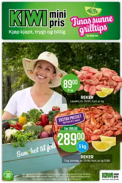 Forhåndsvisning av Kiwi kundeavis gyldig fra 21.07.2025