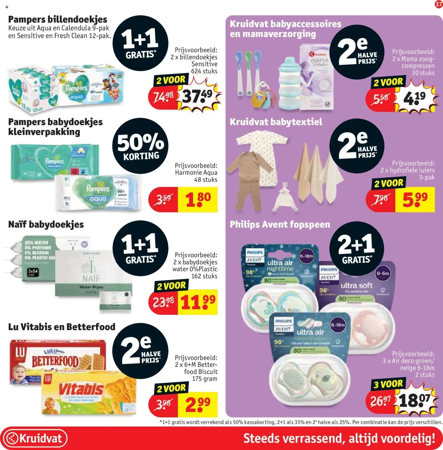 {H1} | Pagina: 39 | Producten: Pampers, Babydoekjes, Alcohol, Kan