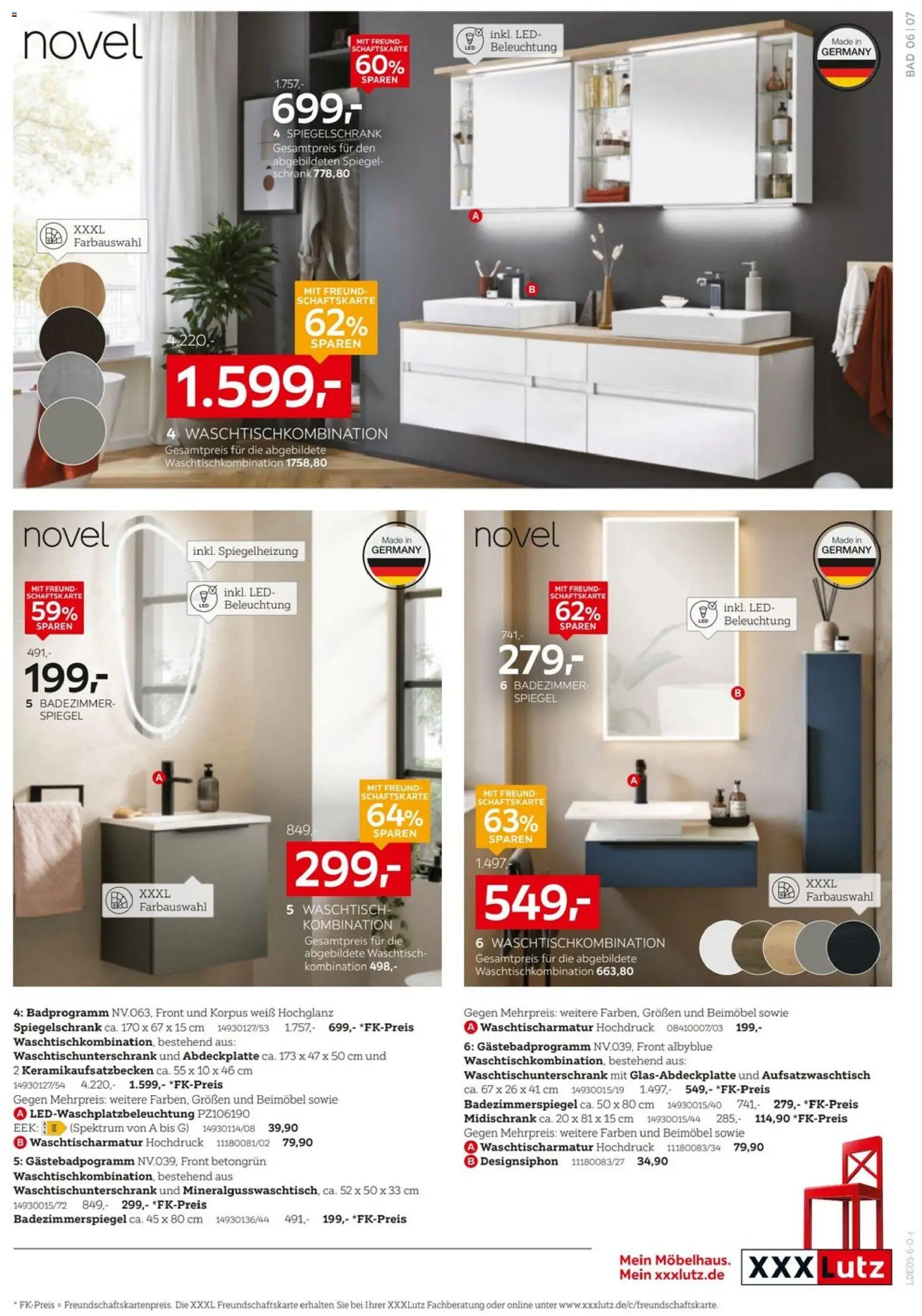 XXXLutz Badzimmertesterinnen und -tester gesucht – gültig ab 25.04.2026 | Seite: 7 | Produkte: Schrank, Bad, Waschtisch, Midischrank