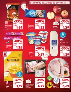 Kaufland leták platný od 19.03.2026 | Strana: 3 | Produkty: Syr, Bravčový bôčik, Apple, Kešu orechy