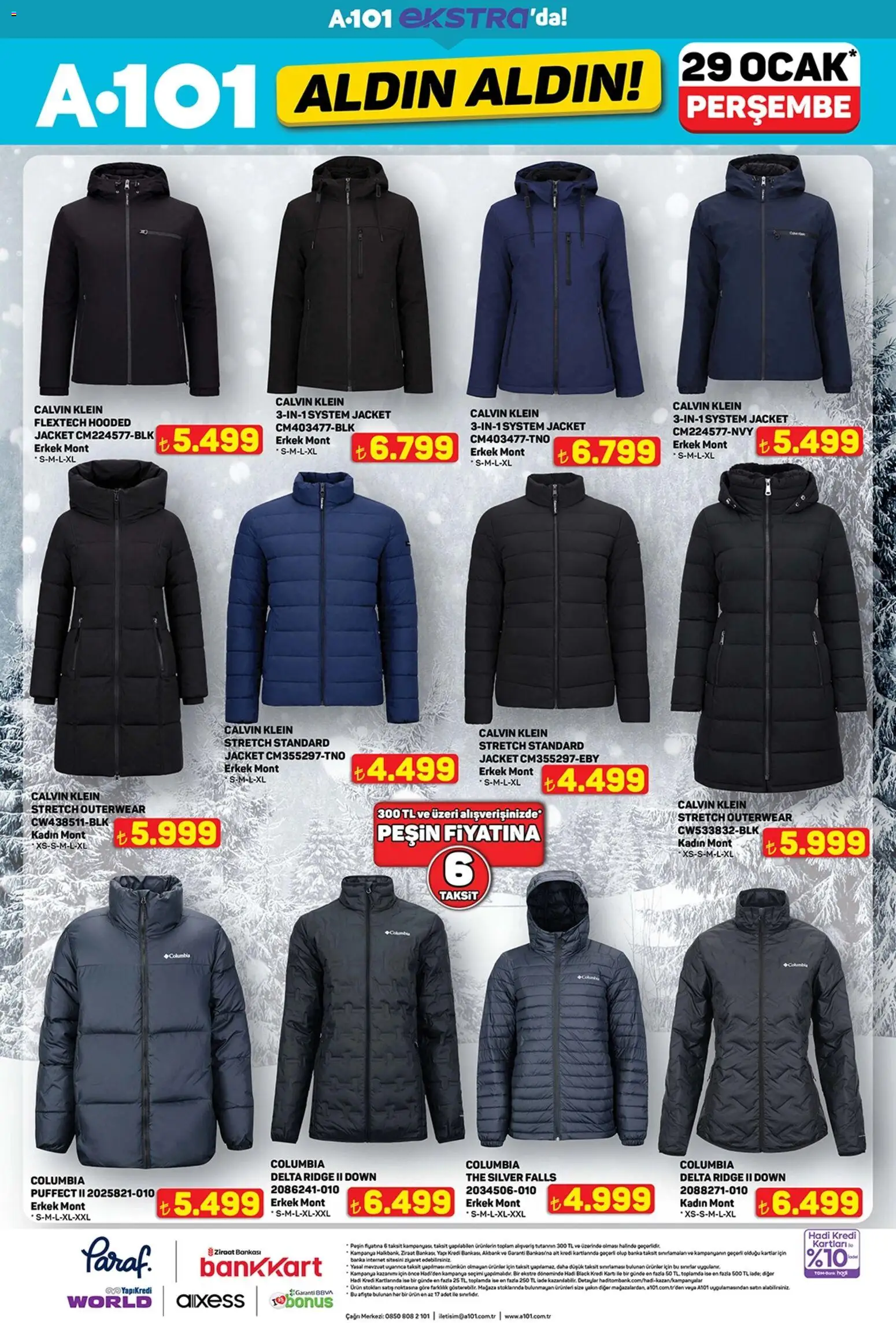 A101 Katalog Aldın Aldın - 29.01.2026 tarihinden itibaren geçerlidir | Sayfa: 26 | Ürünler: Mont
