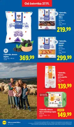 S ljubavlju, domaće Ljuta paprika, 100 g 1 kg = 1400.- - pregled Lidl kataloga - važi od 27.11.2025 | Strana: 50