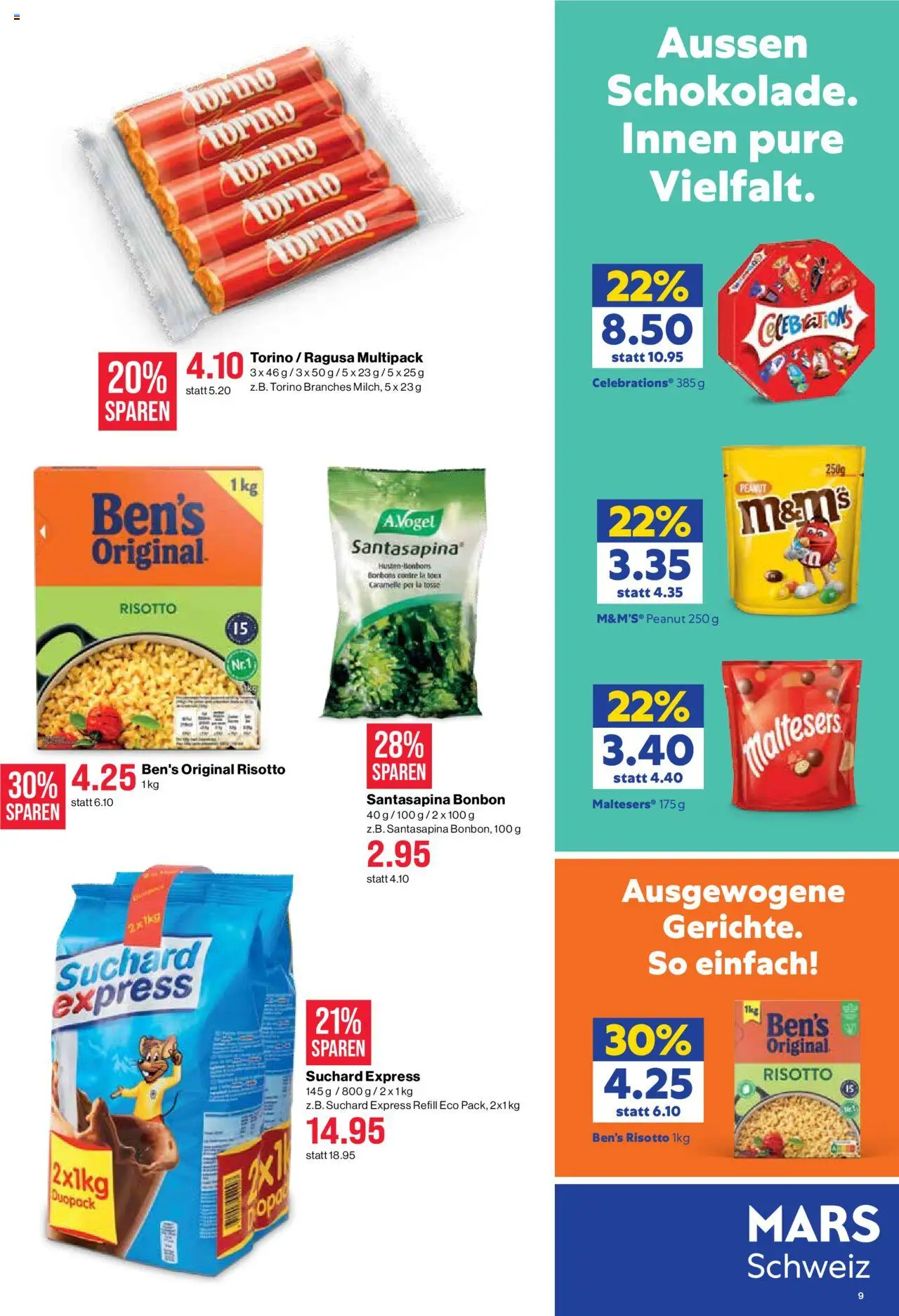 SPAR Aktionen – gültig ab 09.10.2025 | Seite: 9 | Produkte: Celebrations, Mars