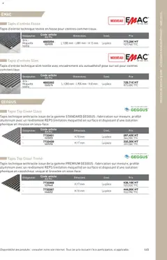 Point.P - Prévisualisation de Point.P catalogue Revêtements Habitat et tertiaire 2025 valide à partir de 11.07.2025 | Page: 445 | Produits: Mousse, Tapis, Thé
