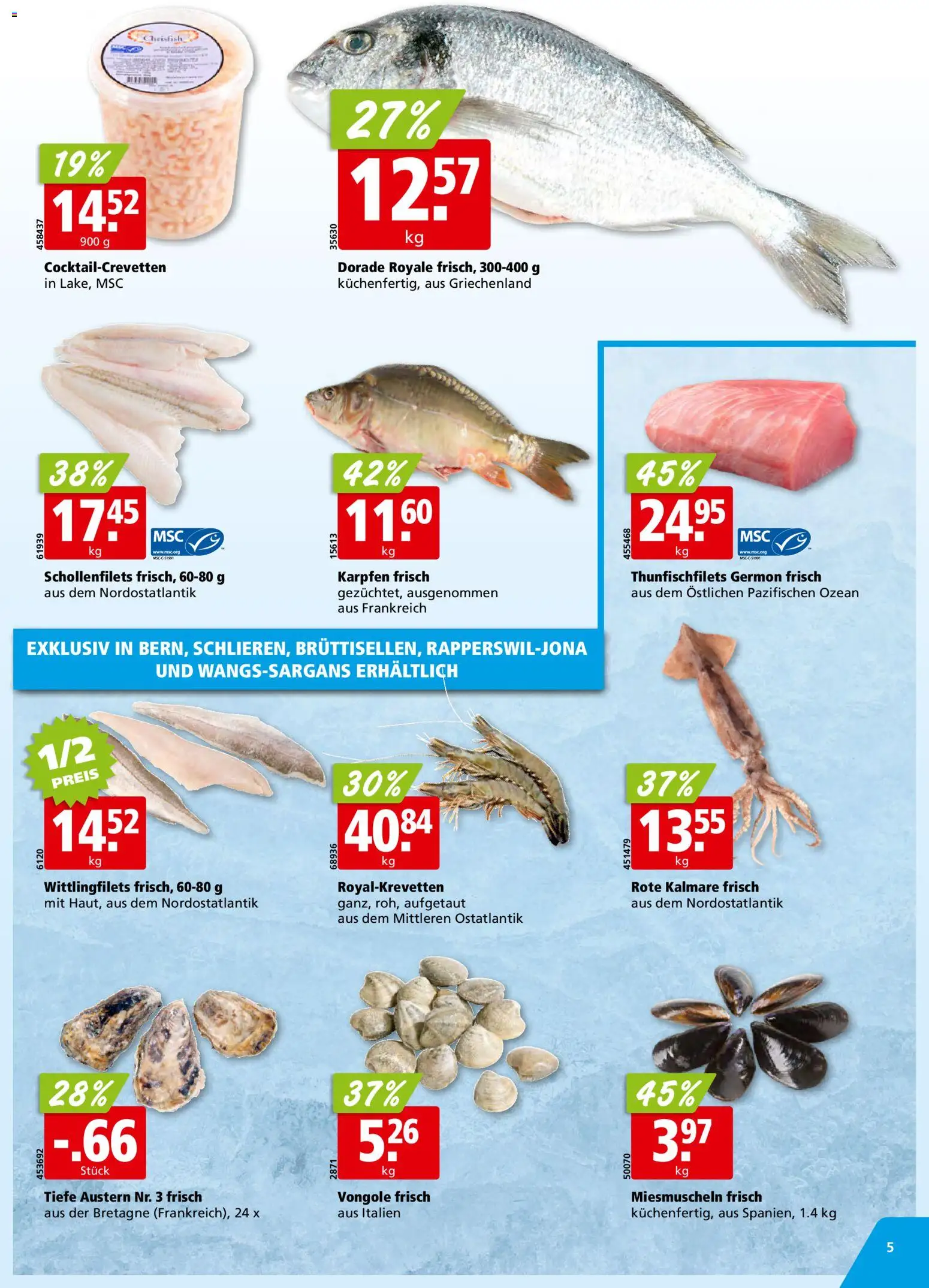 Aligro Aktionen Schlieren, Gossau SG, Frauenfeld, Rapperswil-Jona, Sargans, Bern, Brüttisellen, Pratteln, Emmen, Spreitenbach – gültig ab 02.02.2026 | Seite: 5