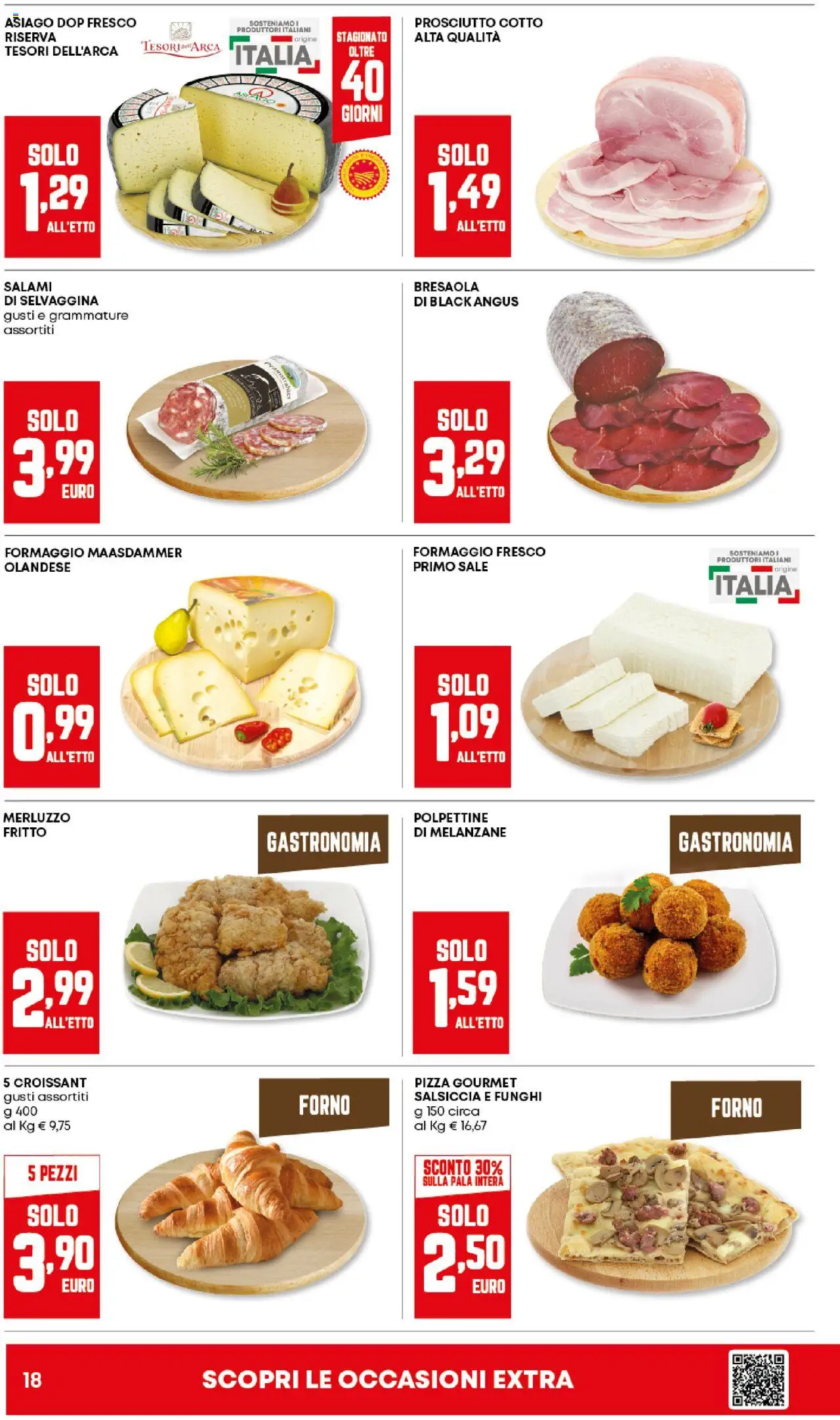 Volantino Panorama del 09.10.2025 | Pagina: 18 | Prodotti: Salsiccia, Melanzane, Croissant, Forno