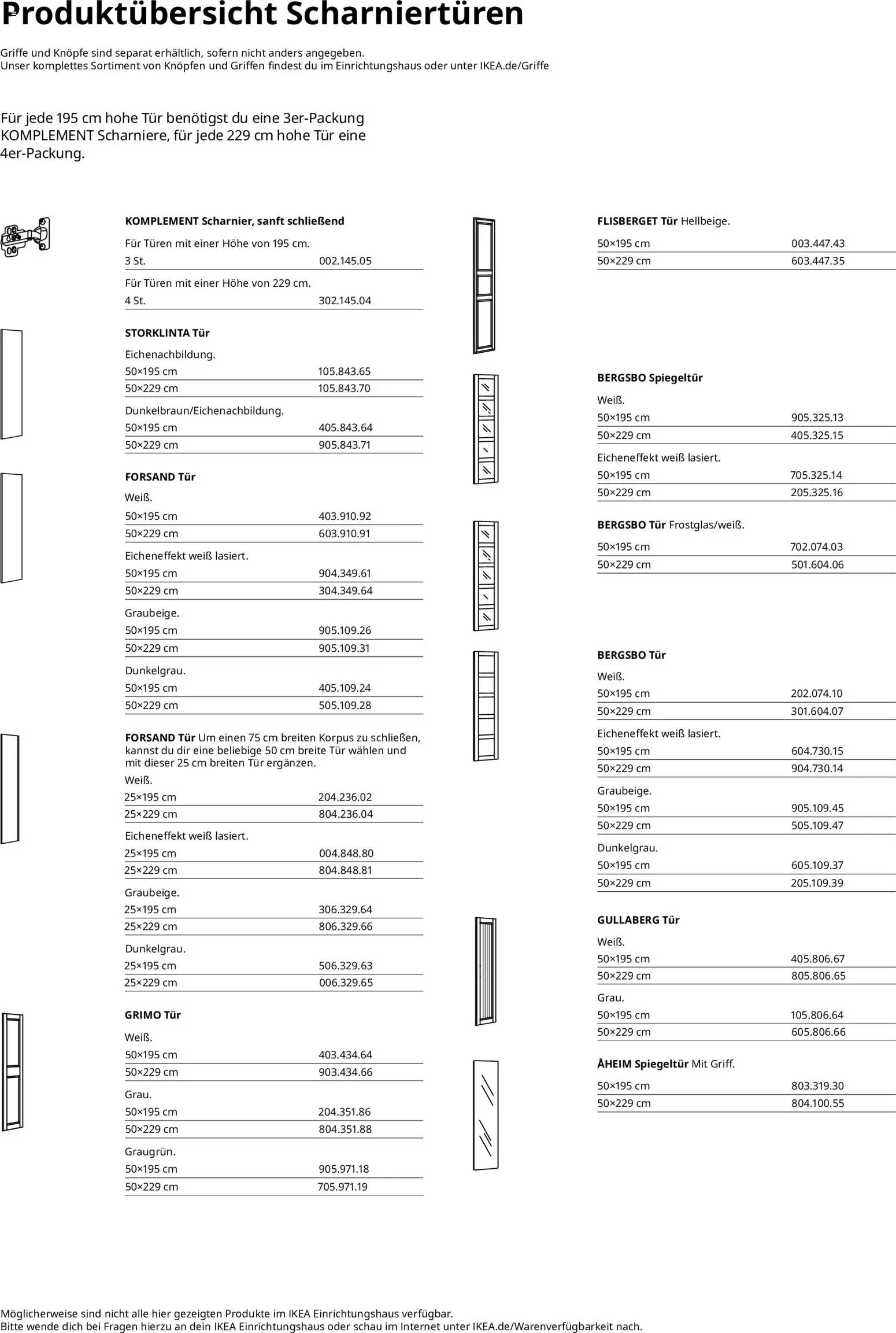 Ikea Individuelles Kleiderschranksystem  – gültig ab 02.01.2026 | Seite: 6 | Produkte: Tür