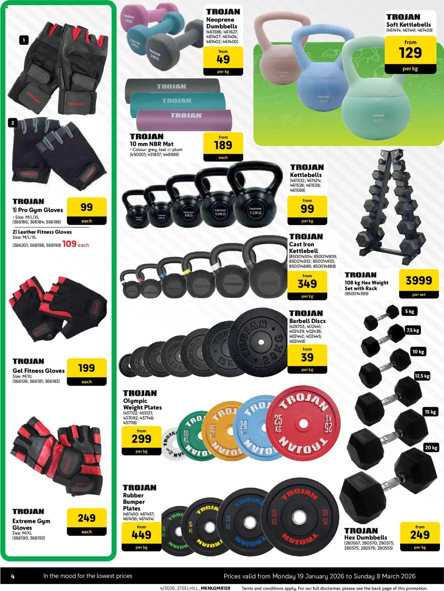 New Makro catalogue – valid from 19.01.2026 | Page: 4 | Products: Gloves, Iron