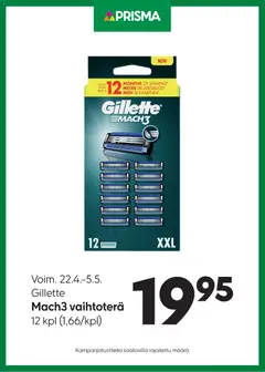 Prisma-mainoslehti voimassa 22.04.2026 alkaen