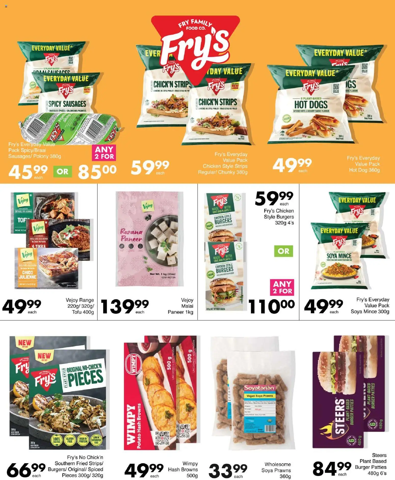 New Save catalogue – valid from 12.02.2026 | Page: 12 | Products: Polony, Chicken, Soya mince, Fry's