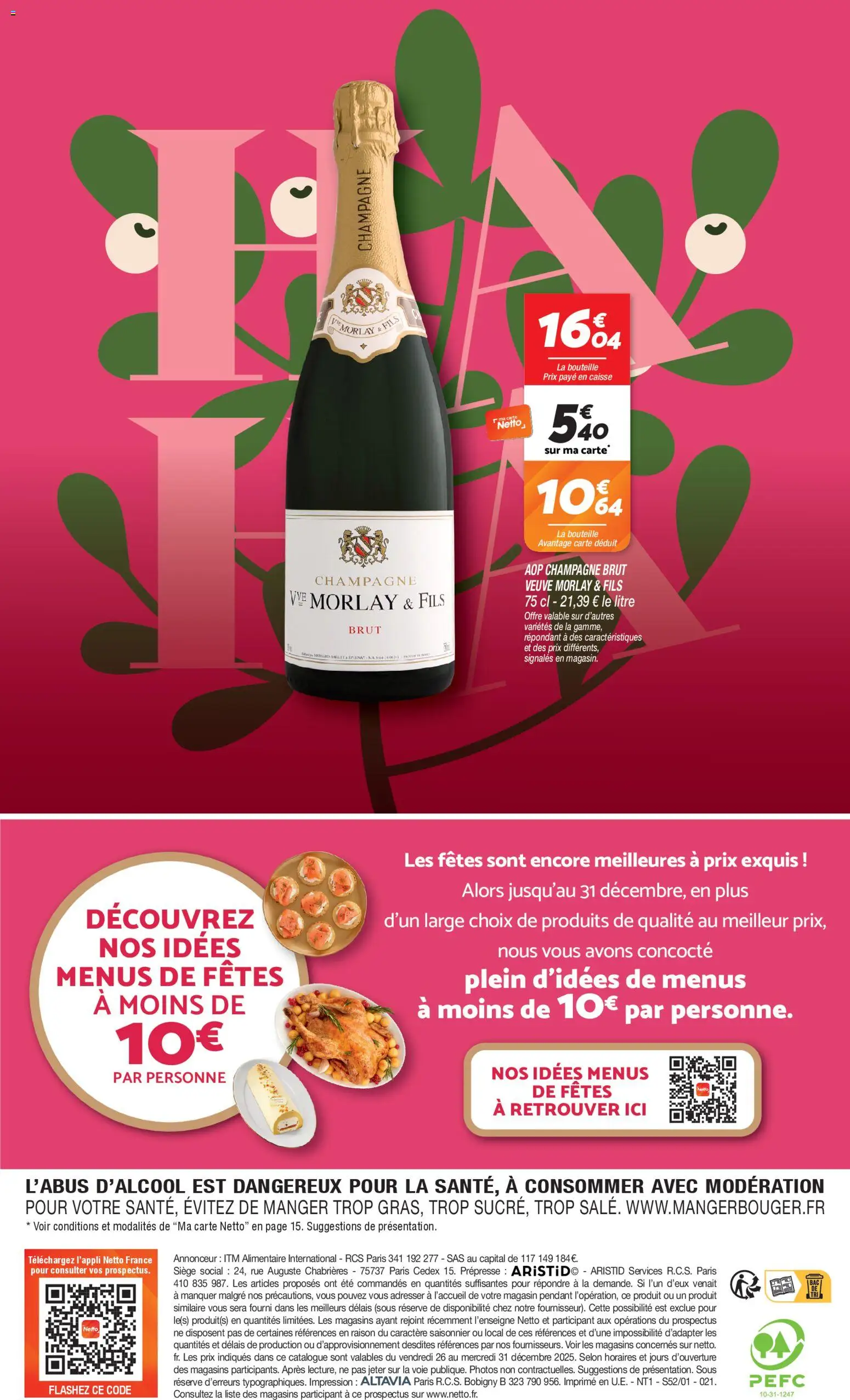 {H1} | Page: 16 | Produits: Champagne brut, Champagne