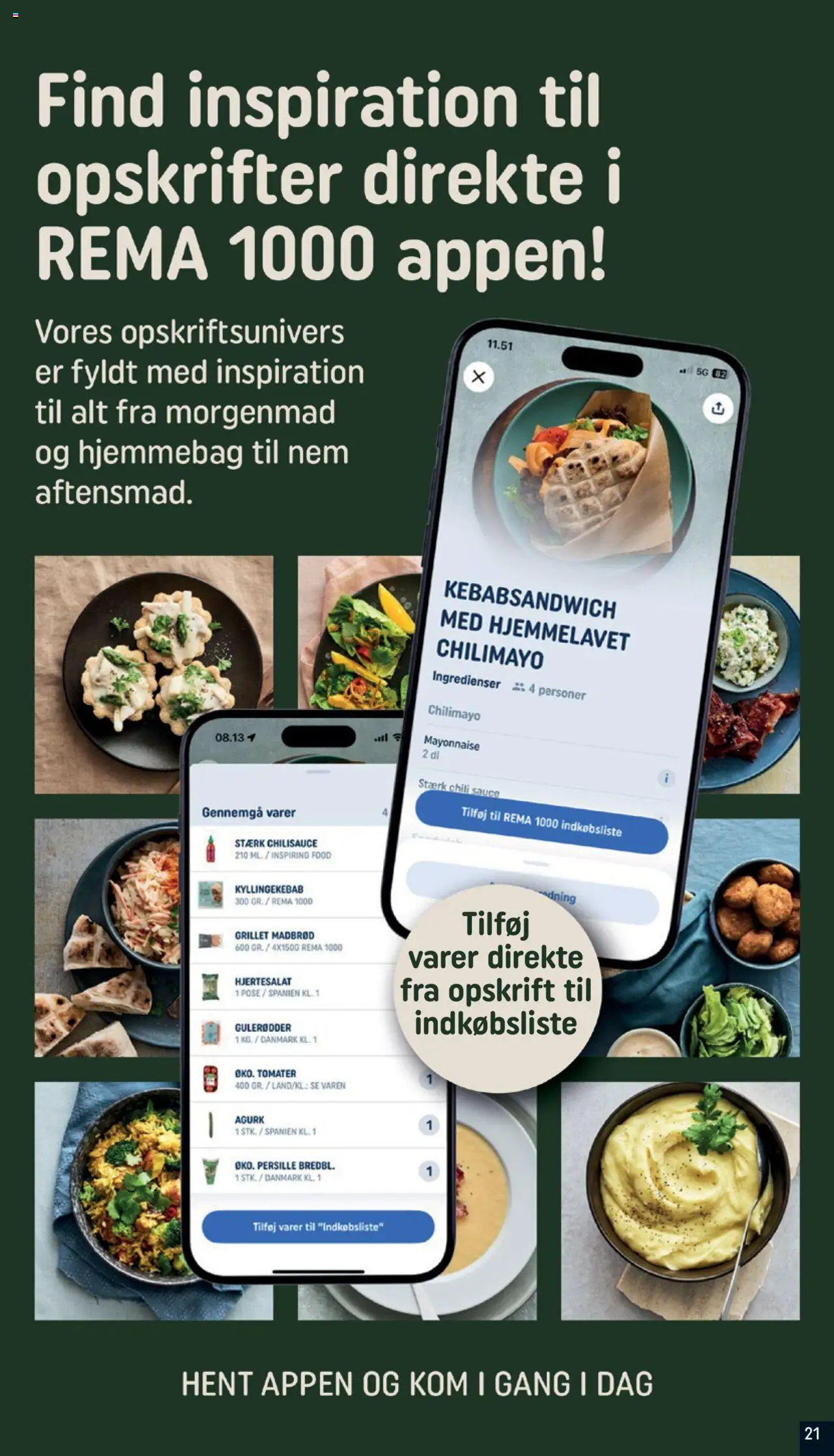 Rema 1000 Tilbudsavis gyldig fra 10.06.2025 | Side: 21 | Produkter: Tomater, Gulerødder, Kebab, Persille