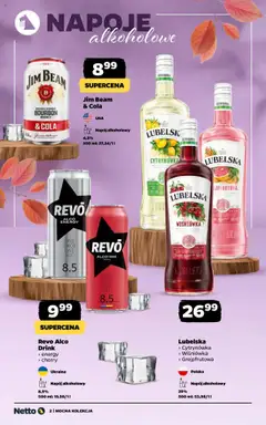Netto gazetka - Alkohole mocne od 15.09.2025 | Strona: 2 | Produkty: Bourbon, Jim Beam, Napoje