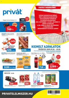 PRIVÁT Akciós újság - amely érvényes a következő dátumtól: 16.10.2025