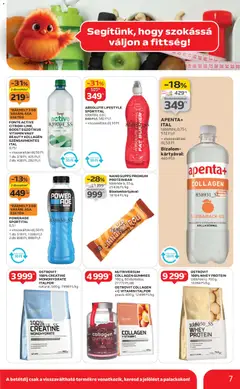 Auchan Hipermarket - Indítsd okosan az évet - amely érvényes a következő dátumtól: 15.01.2026 | Oldal: 7 | Termékek: Őszibarack, Protein, Vitamin c, Italpor