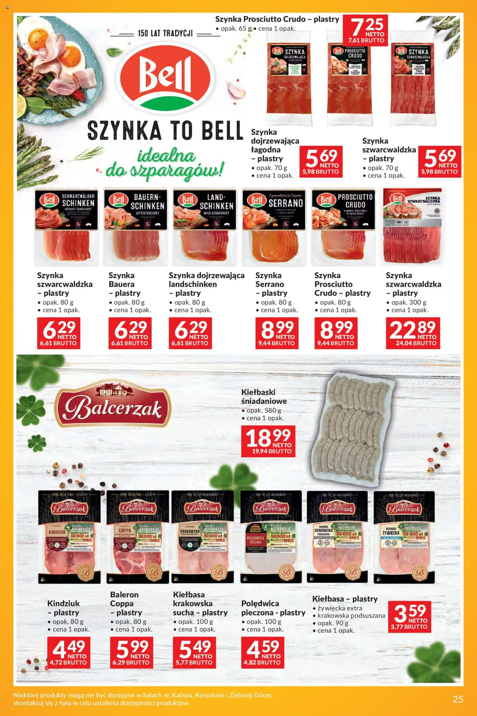 Makro gazetka - Markowe Inspiracje Maja od 28.04.2026 | Strona: 23 | Produkty: Kiełbasa, Bell, Szynka, Szynka szwarcwaldzka