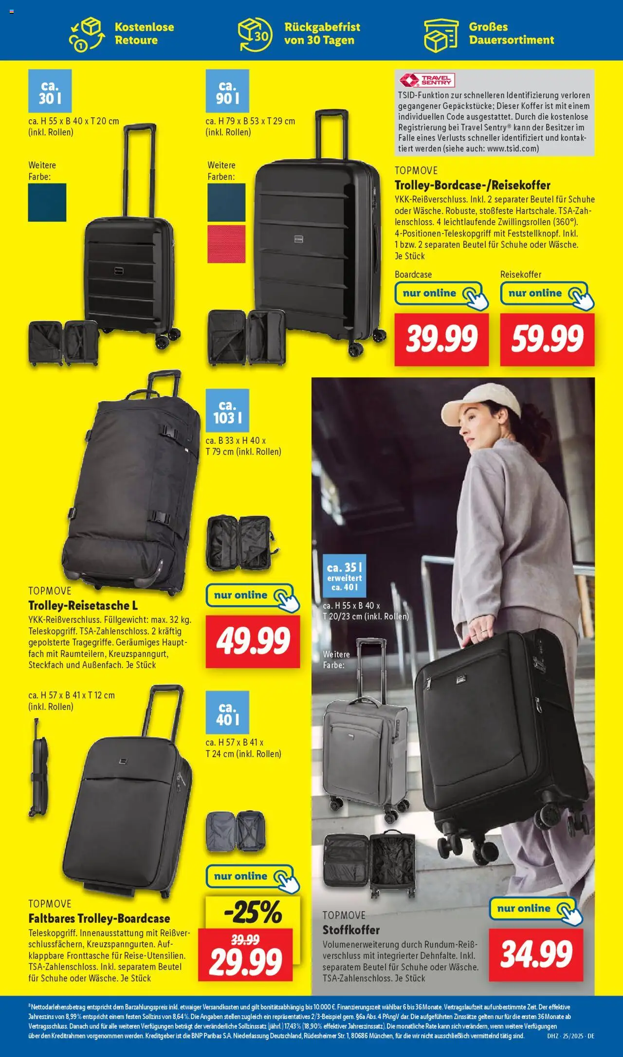 Lidl Prospekt 	 - gültig ab dem 16.06.2025 | Seite: 37 | Produkte: Koffer