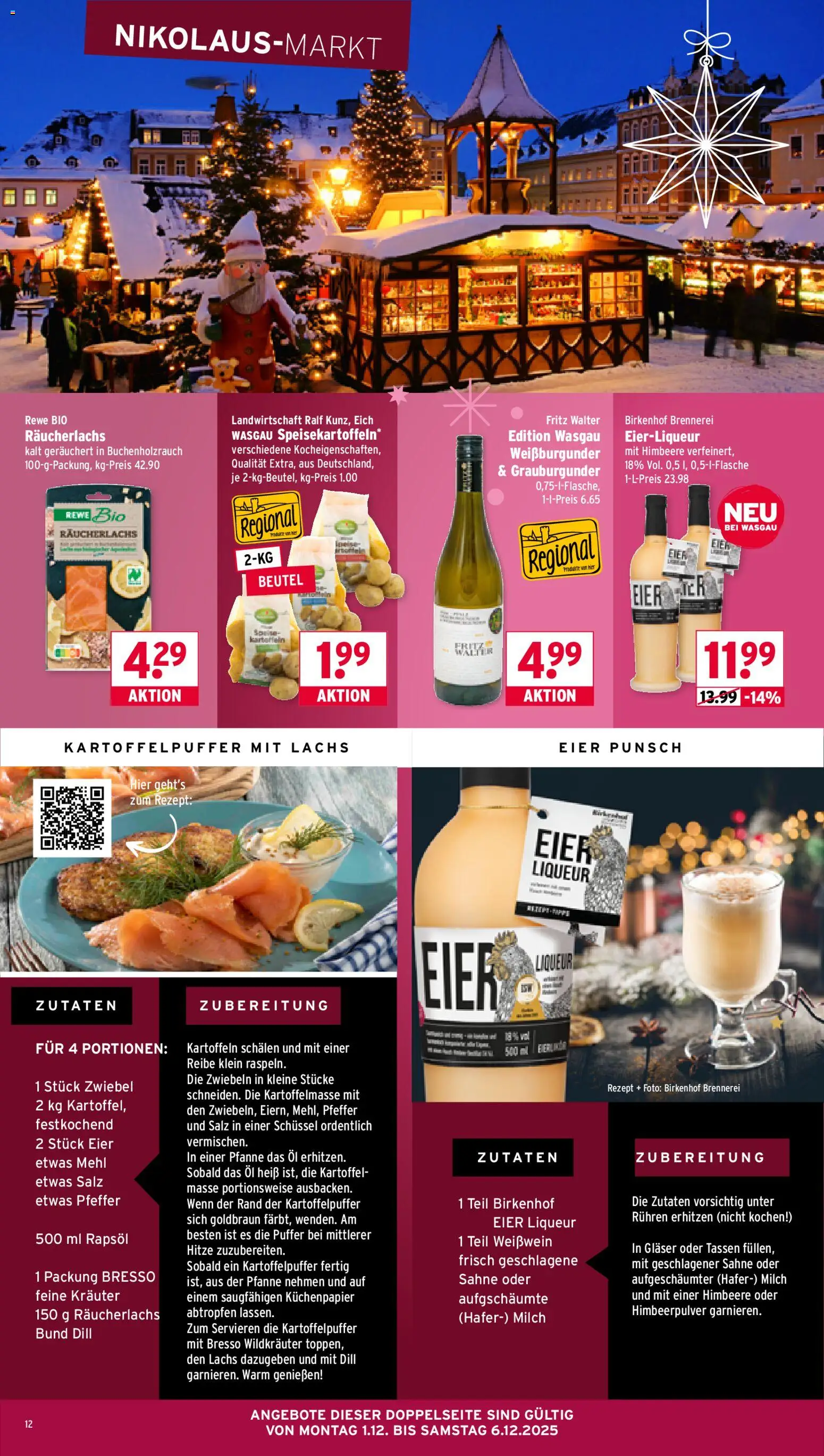 Wasgau Prospekt 	 – gültig ab 01.12.2025 | Seite: 12 | Produkte: Zwiebeln, Pfeffer, Himbeere, Dill