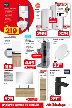 Mr Bricolage folder / publicité - Voorbeeld van een folder van Mr Bricolage, geldig van 21.10.2025 | Pagina: 9