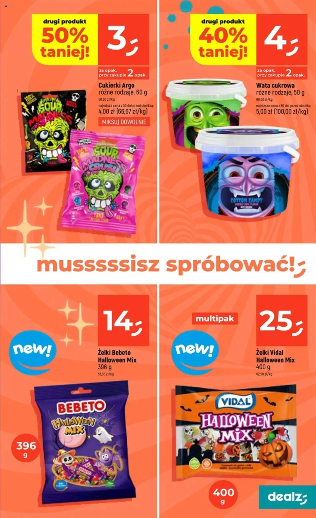 Dealz Gazetka od 02.10.2025 | Strona: 11 | Produkty: Żelki, Cukierki