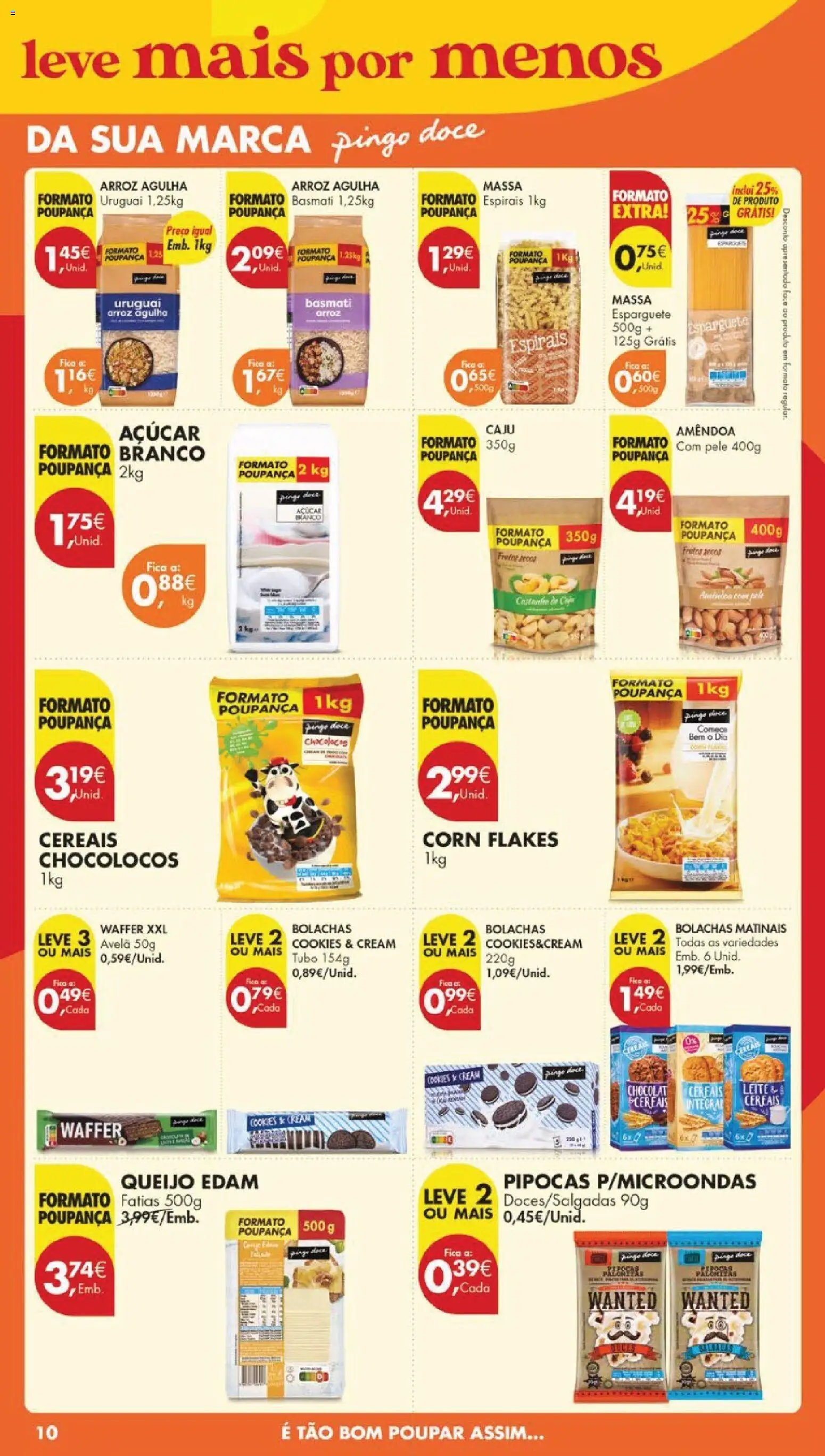 Pingo Doce folheto │ válido de 21.04.2026 | Página: 12 | Produtos: Esparguete, Chocolate, Cereais, Massa