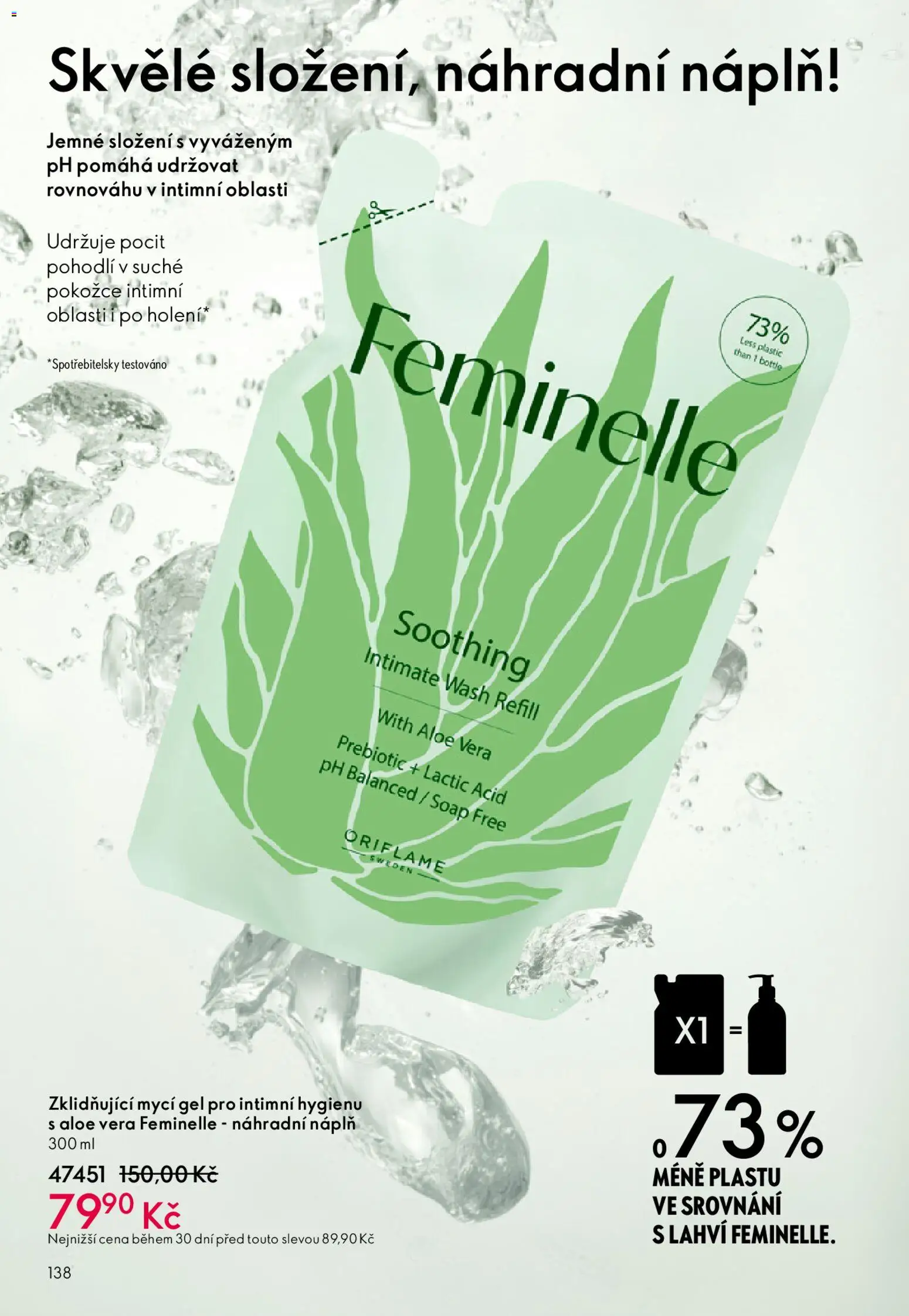 Oriflame katalog č. 04/2026 od 04.03.2026 | Strana: 138 | Produkty: Mycí gel, Aloe vera