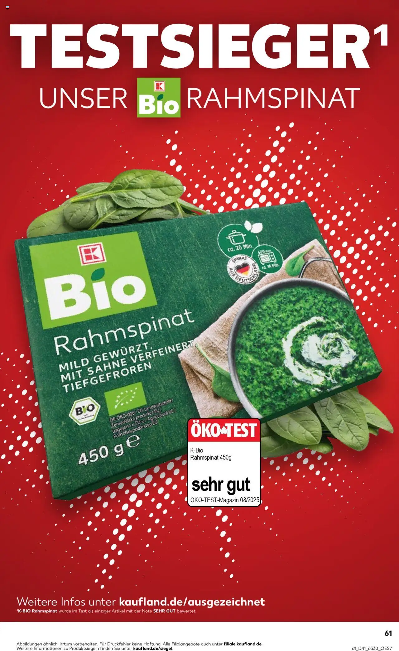 Kaufland prospekt Kiel	 – gültig ab 09.10.2025 | Seite: 61 | Produkte: Sahne