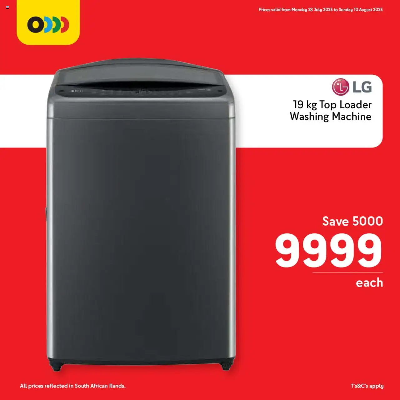 Makro Birthday Price-Drop Appliances │ valid from 28.07.2025 | Page: 9 | Products: Washing machine