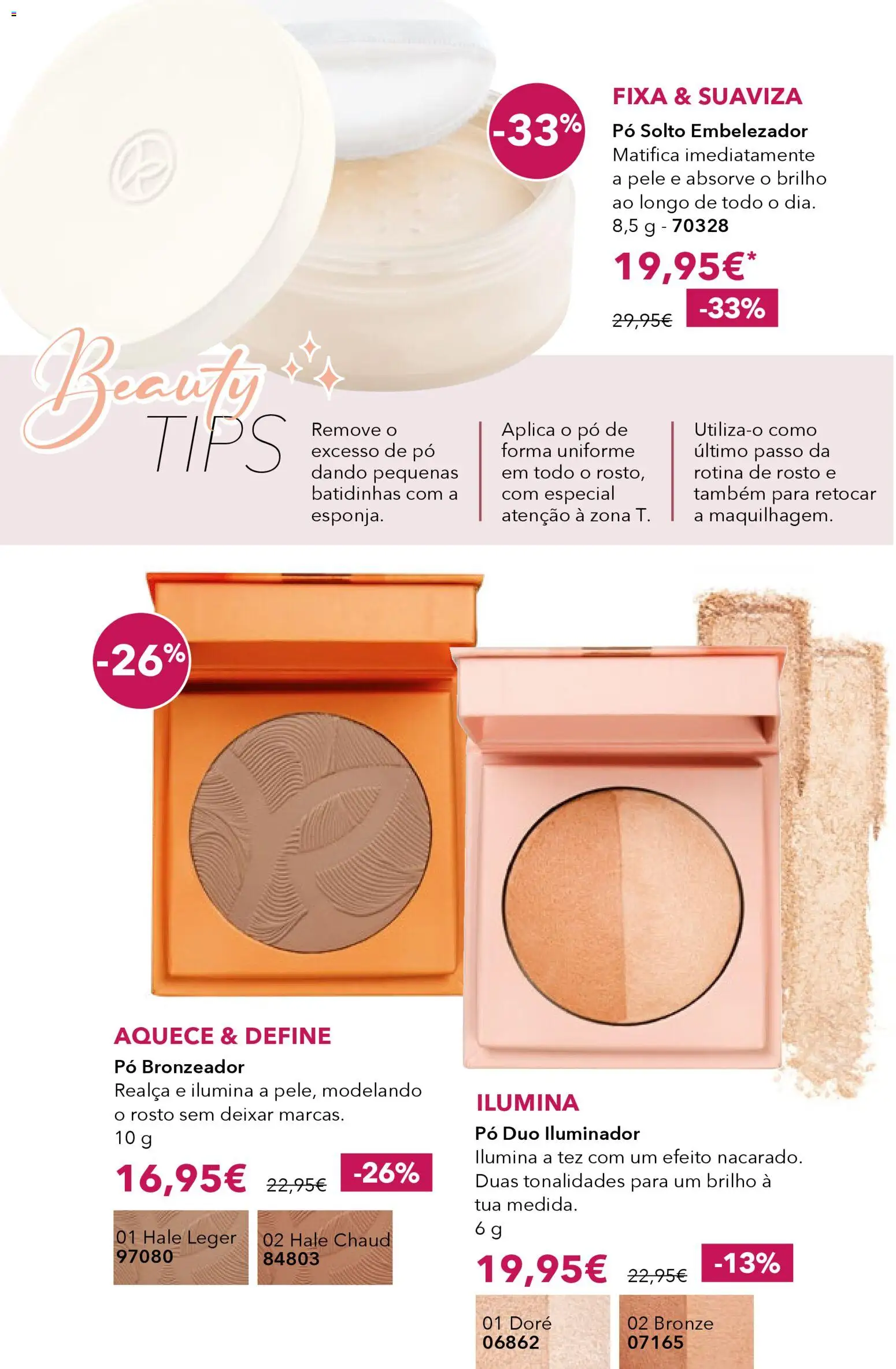 Yves Rocher catálogo 4 │ válido de 12.03.2026 | Página: 14 | Produtos: Iluminador, Pó, Bronzeador