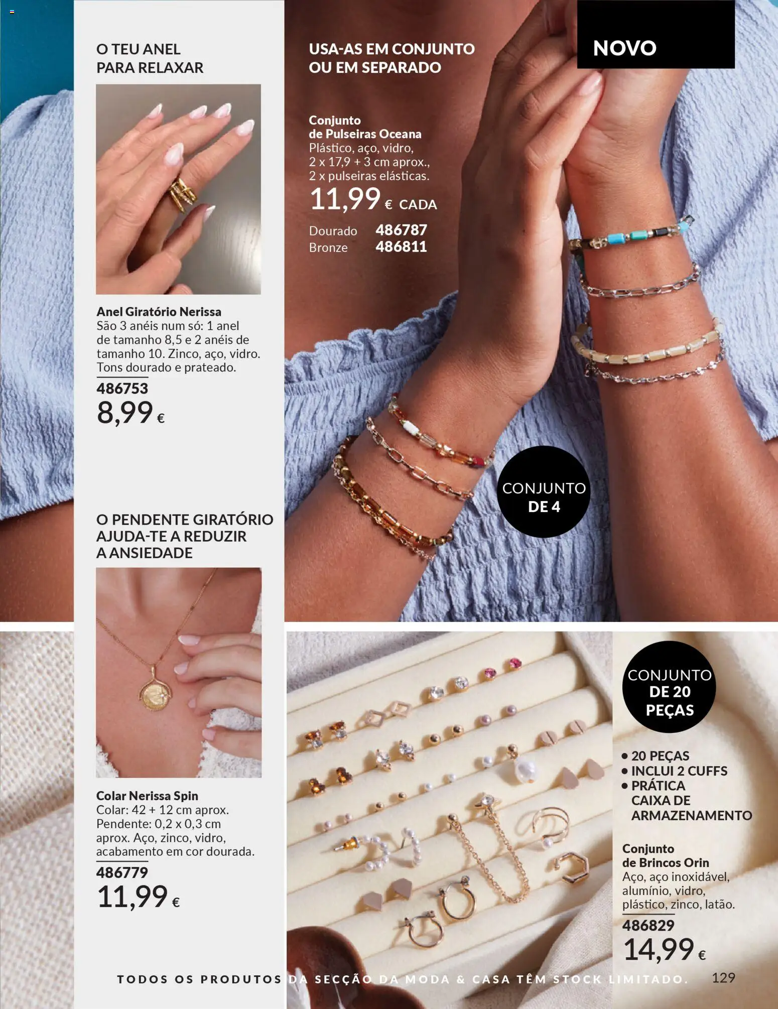 Catálogo Avon Campanha 3 │ válido de 01.03.2026 | Página: 147 | Produtos: Anel, Brincos, Colar, Caixa