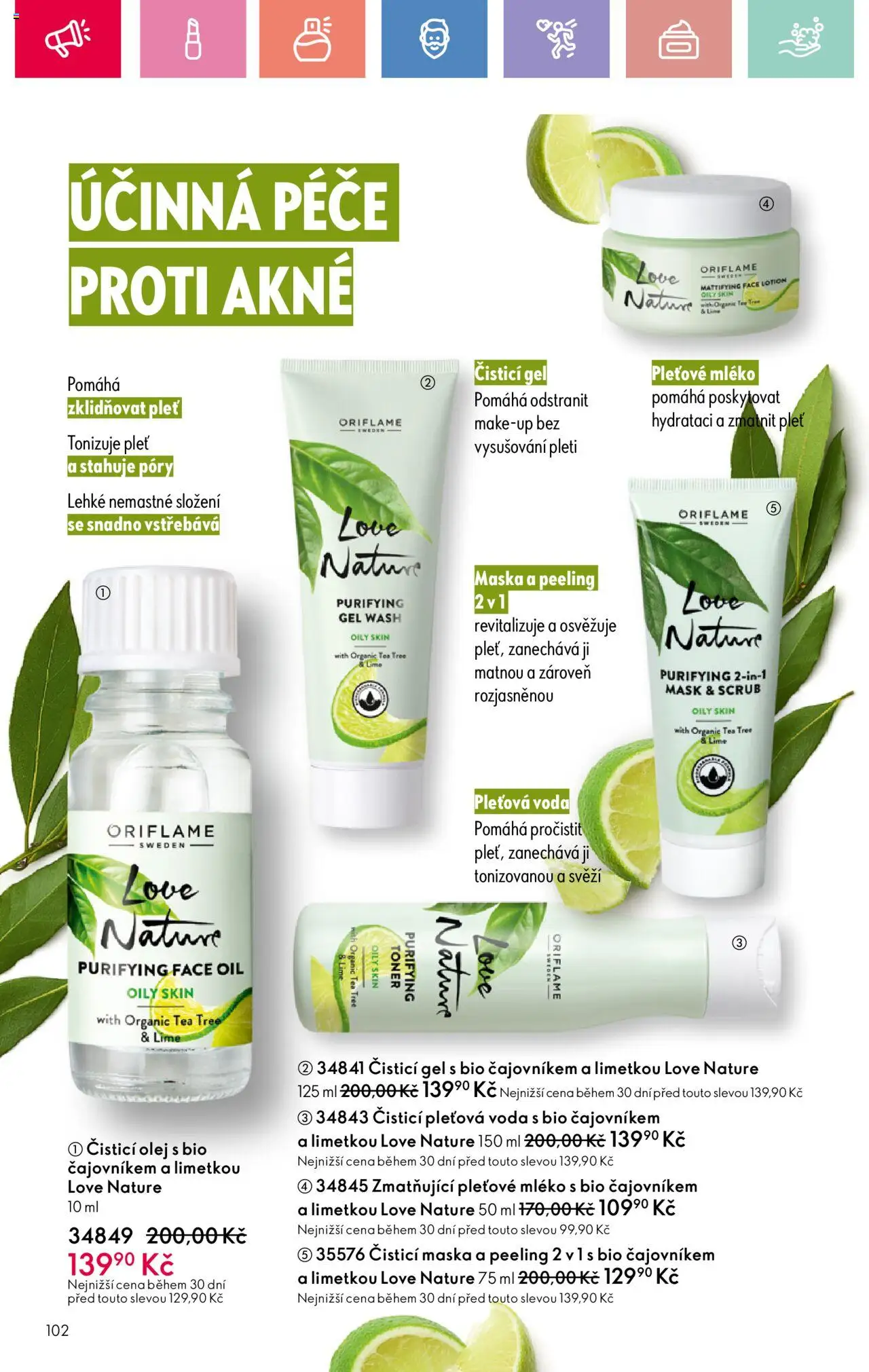 Oriflame katalog č.10/2025 od 06.07.2025 | Strana: 102 | Produkty: Voda, Mléko, Makeup, Peeling