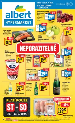 Náhled letáku Albert leták - Hypermarket od 24.09.2025