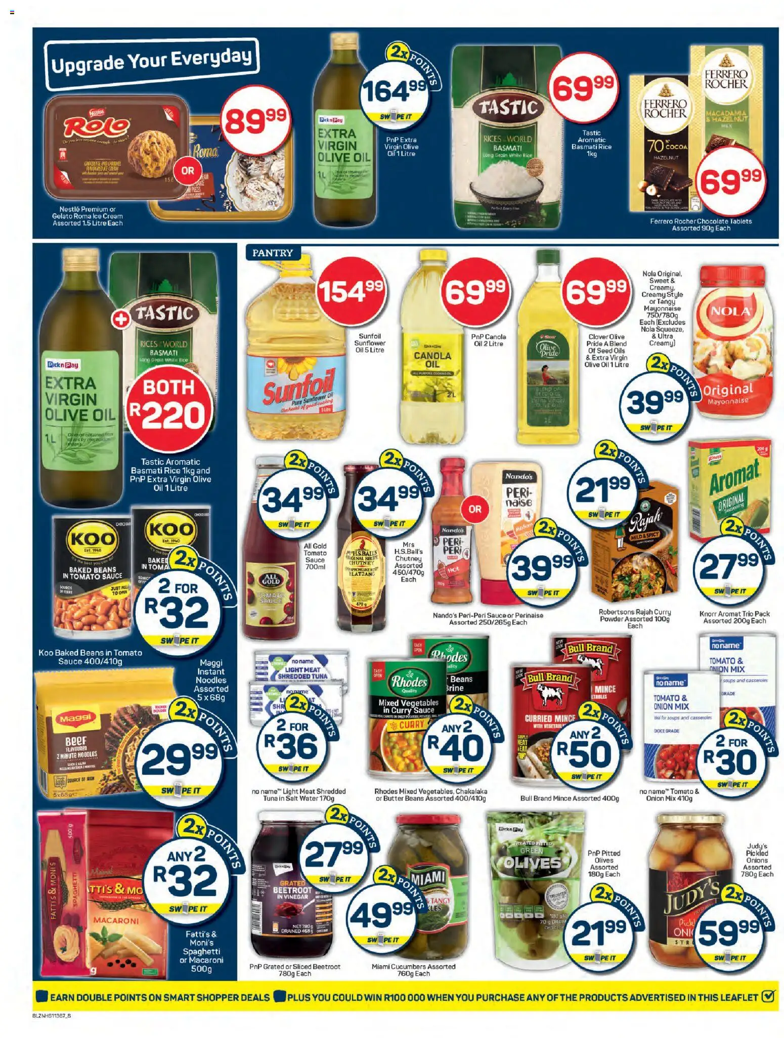 New Pick n Pay catalogue – valid from 25.02.2026 | Page: 8 | Products: Butter, Powder, Rice, Mayonnaise