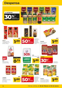 Vista previa Alimerka folleto Asturias válido desde el 26.02.2026 | Página: 18 | Productos: Jardinera, Arroz, Crema, Παγωμένο τσάι